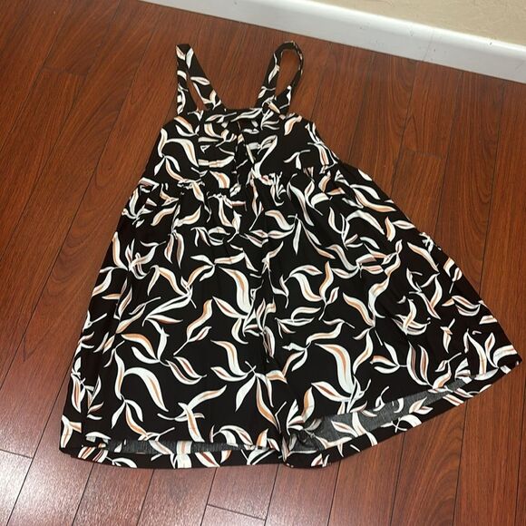Anthropologie Hei Hei Palma Tropical Print Open Back Cotton Romper ~ M - Picture 9 of 14